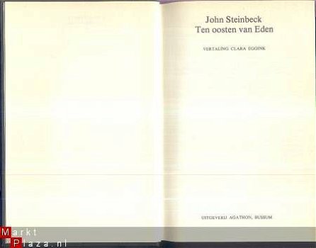 JOHN STEINBECK**TEN OOSTEN VAN EDEN**EAST OF EDEN**ZWARTE HA - 1