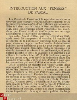 PASCAL**PENSEES**EDITIONS R. SIMON BROCHE - 4