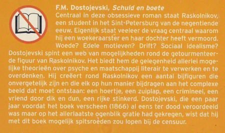 F. M. DOSTOJEVSKI**SCHULD EN BOETE**DE VERBODEN BOEKEN DE MO - 2