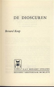 BERNARD KEMP**DE DIOSCUREN**RODE REINAERT HARDCOVER - 2