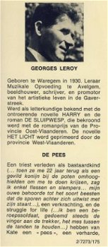 GEORGES LEROY **DE PEES** TEXTUUR-LINNEN BOEK-BAND**+ DUSTJACKET** - 2