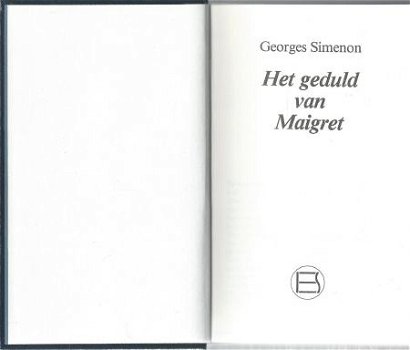 GEORGES SIMENON**HET GEDULD VAN MAIGRET*LA PATIENCE DE MAIGR - 2