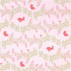 SALE NIEUW vel scrappapier Baby Girl 21 Baby Bunnies van DCWV