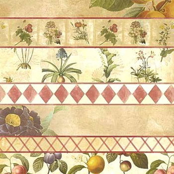 SALE NIEUW vel scrappapier Botanical 15 Floral Borders van DCWV - 1