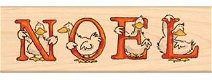 SALE GROTE Houten stempel Duck Noel (Kerst Eendjes) van Penny Black - 1 - Thumbnail
