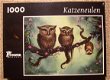 Tower Puzzle - Katzeneulen - 1000 Stukjes - 2 - Thumbnail