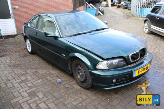 In onderdelen BMW E46 Coupe 323ci Farngruen Metallic bij BILY Autodemontage - 2