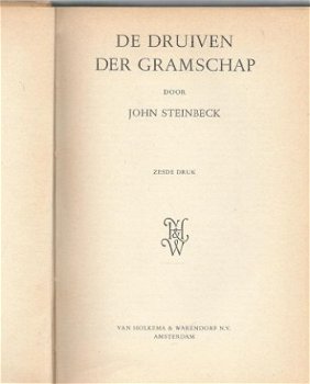 JOHN STEINBECK**DRUIVEN DER GRAMSCHAP**THE GRAPES OF WRATH** - 2