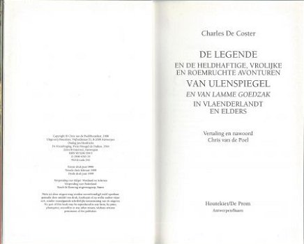 CHARLES DE COSTER**DE LEGENDE VAN ULENSPIEGEL*HOUTEKIET DE P - 3