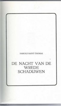 HAROLD SAINT-THOMAS**DE NACHT VAN DE WREDE SCHADUWEN**SKYVER - 4