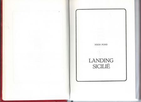 HUGH POND**LANDING SICILIË**SICILY**JAN ADAMS*RODE BECKERS S - 2