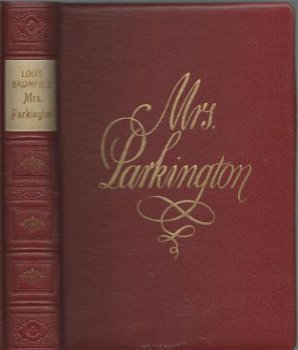 LOUIS BROMFIELD**MRS. PARKINGTON**PHILIP KRUSEMAN's*SPARTA** - 1