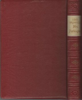 LOUIS BROMFIELD**MRS. PARKINGTON**PHILIP KRUSEMAN's*SPARTA** - 4