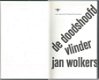 JAN WOLKERS **DE DOODSHOOFDVLINDER** ZWARTE KARTONNEN HARD - 6 - Thumbnail