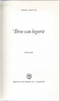 HENRI TROYAT**BRON VAN BEGEERTE**LES EYGLETIERE**BIGOT ROS - 2