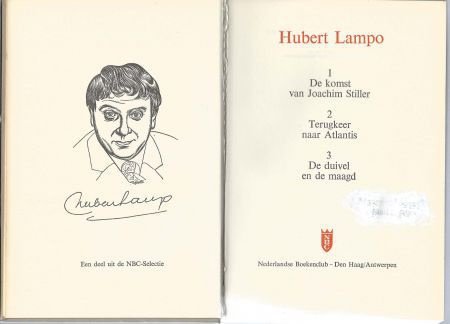 HUBERT LAMPO**1.DE KOMST VAN JOACHIM STILLER.2.ATLANTIS.3. - 2