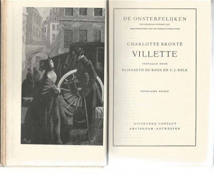 CHARLOTTE BRONTË**VILLETTE**MEISJESKOSTSCHOOL IN BRUSSEL** - 1