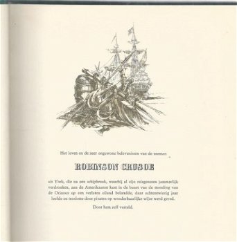 DANIEL DEFOE**ROBINSON CRUSOE**EXTRA TEXTUUR LINNEN BOEKBAND - 4