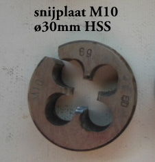 Snijplaat M 1,5 - 6