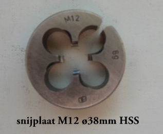 Snijplaat M 1,5 - 8