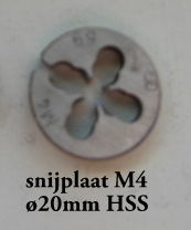 Snijplaat M 2 - 8