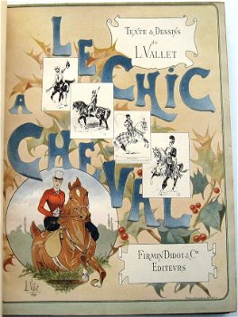 Le Chic a Cheval 1891 Vallet - Band Binding Weill - Paarden - 1