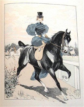 Le Chic a Cheval 1891 Vallet - Band Binding Weill - Paarden - 7