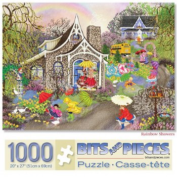 Bits and Pieces - Rainbow Showers - 1000 Stukjes Nieuw - 2
