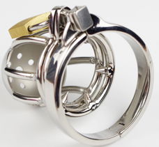 chastity kooi met extra spike ring. K40