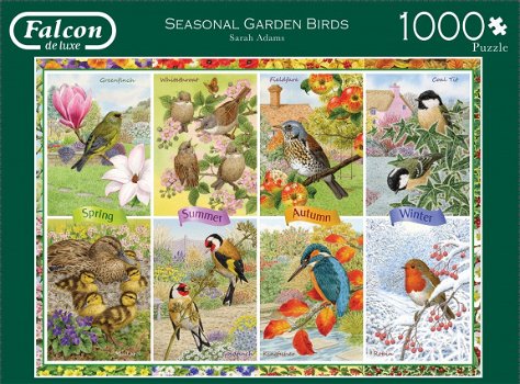 Falcon de Luxe - Seasonal Garden Birds - 1000 Stukjes - 2
