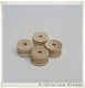 Brocante houten mini klosjes naturel NR2 15x25mm (per 4 stuks) - 3 - Thumbnail