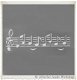 Sjabloon 104 sierrand muzieknoten (44x14cm) - 1 - Thumbnail