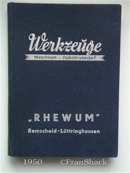 [1950~] Katalog: Werkzeuge, Maschinen-Industriebedarf, RHEWUM - 1