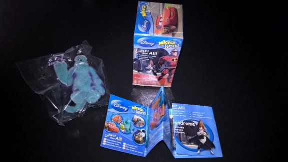 Disney Micro world Monster inc Sulley 5,5 cm - nr. 1