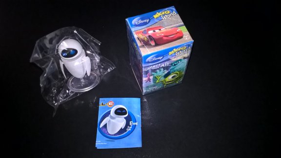 Disney Pixar Micro world Wall-e Eve Eva 6 cm - nr. 1