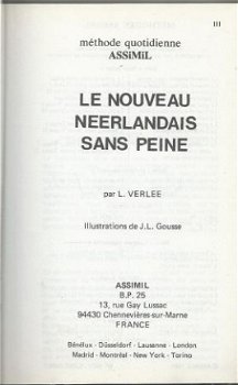 ASSIMIL**LE NOUVEAU NEERLANDAIS SANS PEINE**1974**COMME NEUF - 2