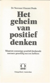 DR. NORMAN VINCENT PEALE**HET GEHEIM VAN POSITIEF DENKEN** - 3