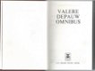 VALERE DEPAUW OMNIBUS**1.WIJ, ARTIESTEN.2.VOGELS.3.KAPELHOEV - 2 - Thumbnail