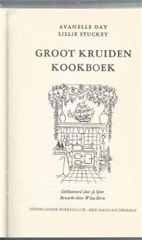 AVANELLE DAY + LILLIE STUCKEY**GROOT KRUIDENKOOKBOEK*NBC-HAR - 1