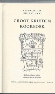 AVANELLE DAY + LILLIE STUCKEY**GROOT KRUIDENKOOKBOEK*NBC-HAR