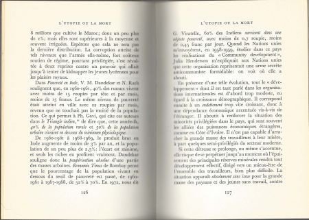 RENE DUMONT**L' UTOPIE OU LA MORT!**TEXTUR*GUILDE DU LIVRE* - 4