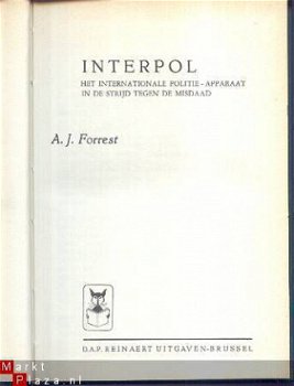 A. J. FORREST**INTERPOL**INT. POLITIEAPPARAAT TEGEN MISDAAD - 2