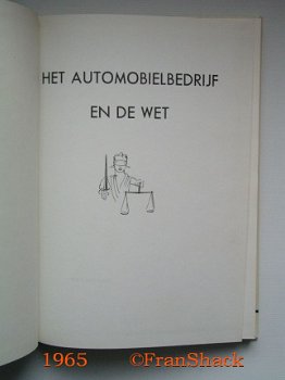 [1965] Het automobielbedrijf en de wet, VAM - 2