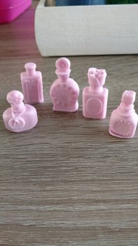 Zeep zeepjes/geursteen of zeep set parfum flesjes - 1