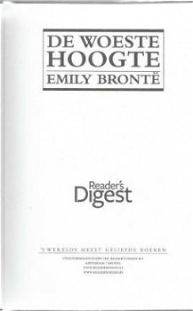 EMILY BRONTË**DE WOESTE HOOGTE**LUXE UITGAVE* S WERELDS MEES - 2