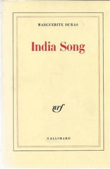 MARGUERITE DURAS**INDIA SONG**NRF GALLIMARD SOFTCOVER**