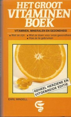 EARL  MINDELL**HET GROOT VITAMINENBOEK**HARDCOVER ALS NIEUW!