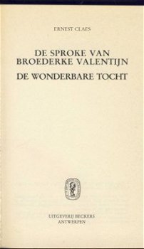 ERNEST CLAES**BROEDERKE VALENTIJN+DE WONDERBARE TOCHT**BRUIN - 2