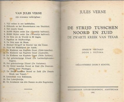 JULES VERNE**DE ZWARTE KREEK VAN TEXAR*1941*HOLLANDSCH - 2
