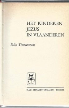 FELIX TIMMERMANS**HET KINDEKEN JEZUS IN VLAANDEREN**RODE REI - 2